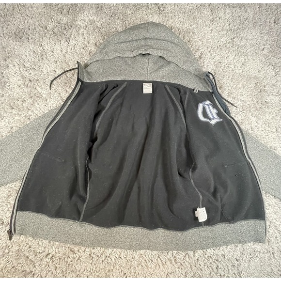 Nike NCAA Duke Blue Devils Stadium Full-Zip Hooded Sweatshirt Men's S Gray - Picture 8 of 16